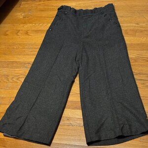 Anthropologie Daughters of the Liberation Herringbone Wide Leg Pants Size 12